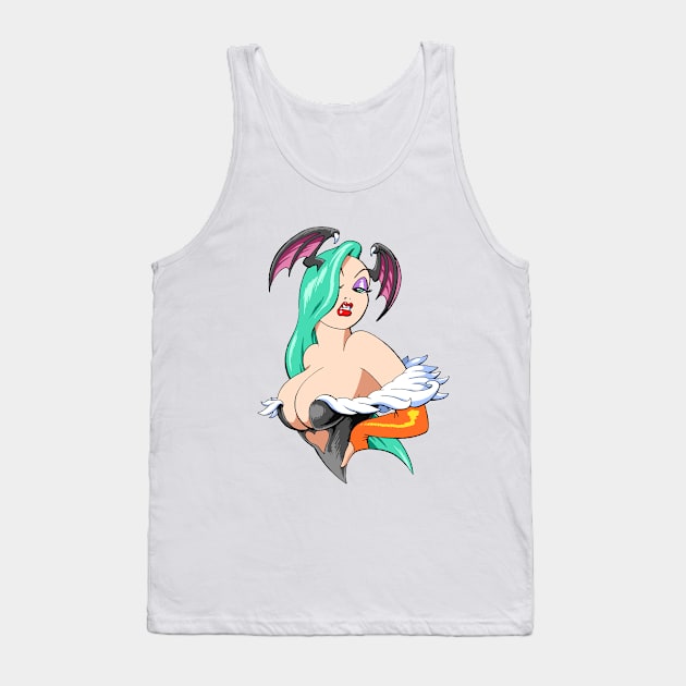 Jessica Rabbit \ Morrigan Aensland Darkstalkers Tank Top by SerhiyKrykun